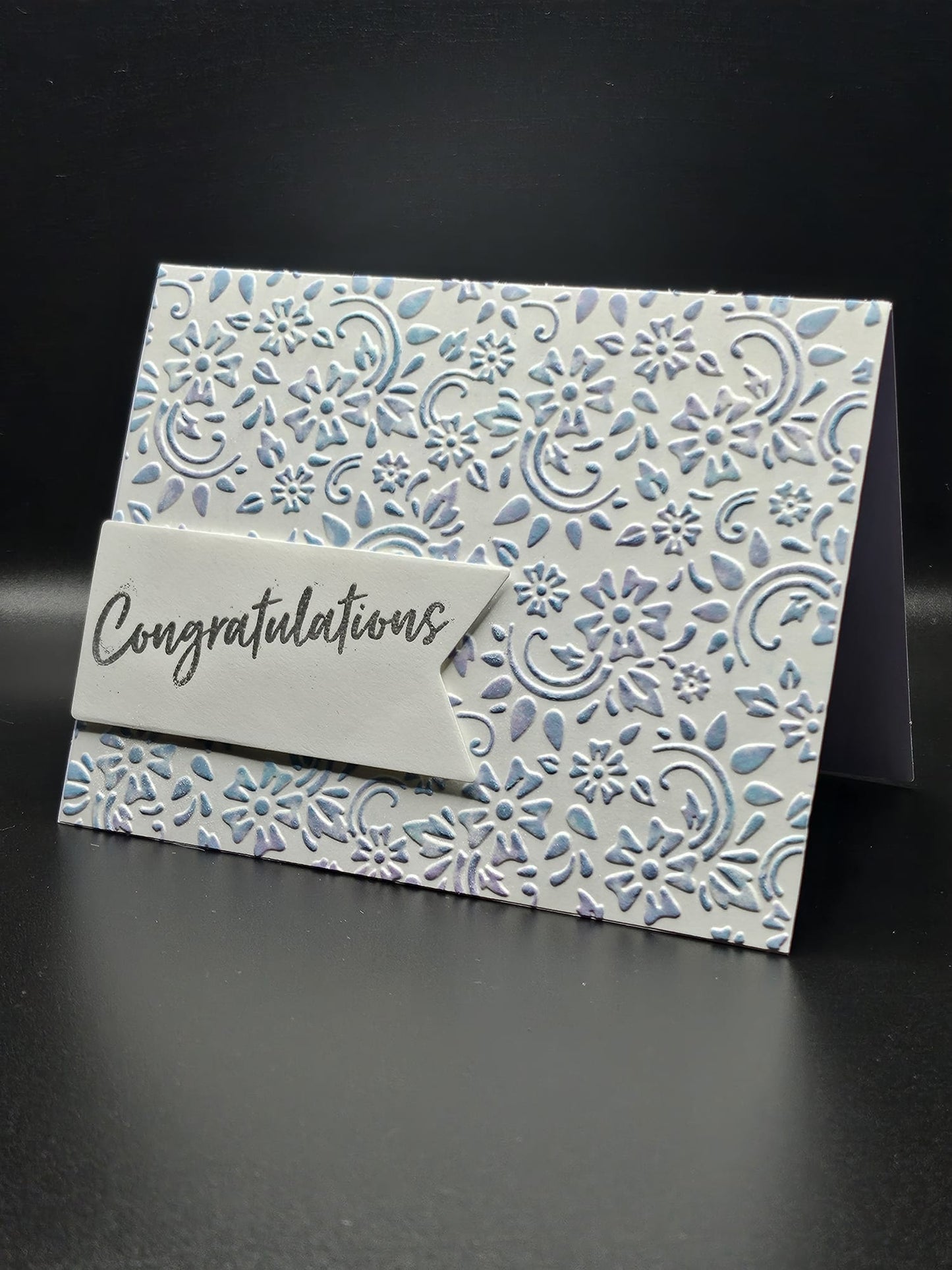 Handmade Snowflake Congratulations Card