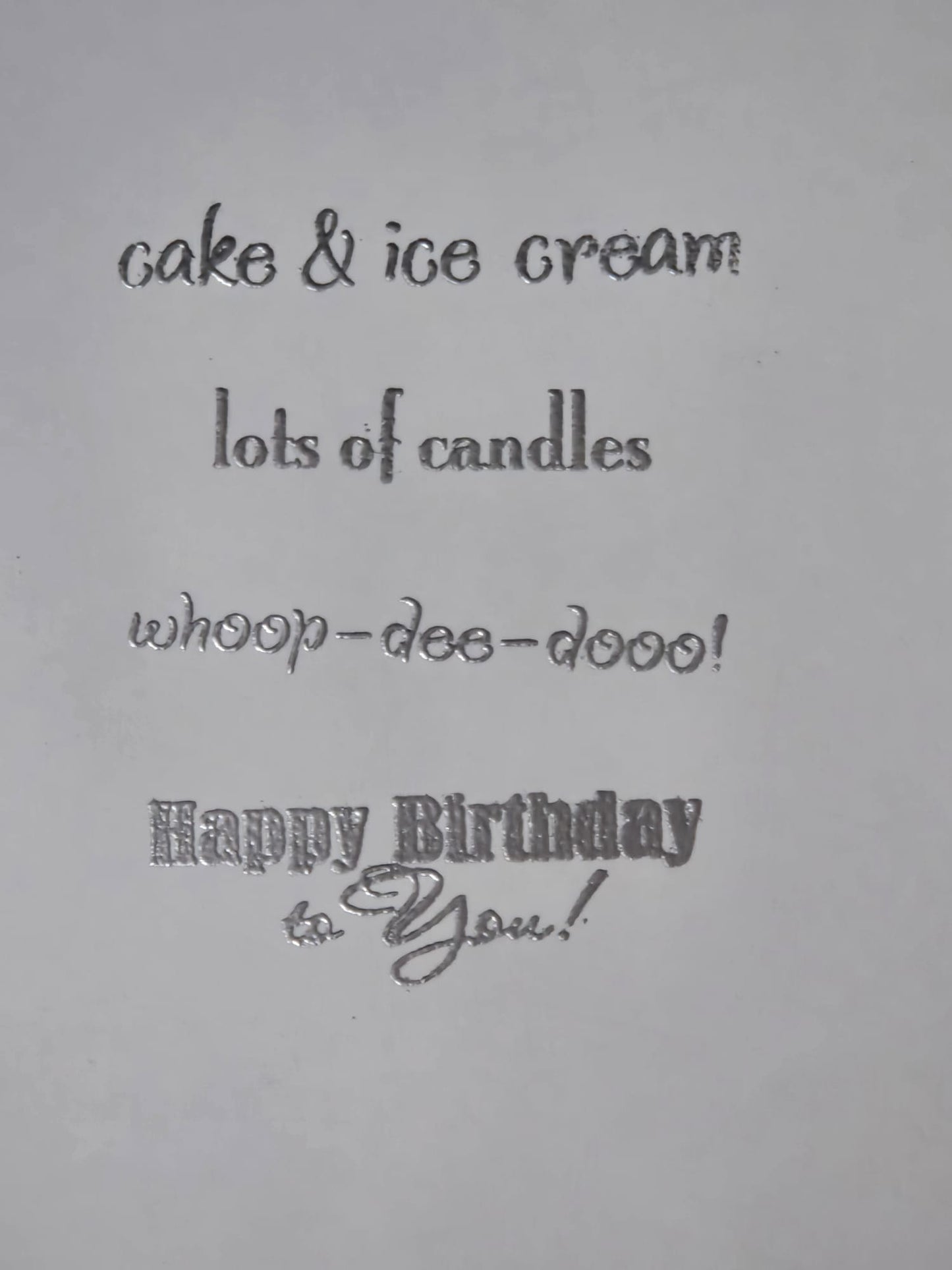 Handmade Twilight Birthday Card