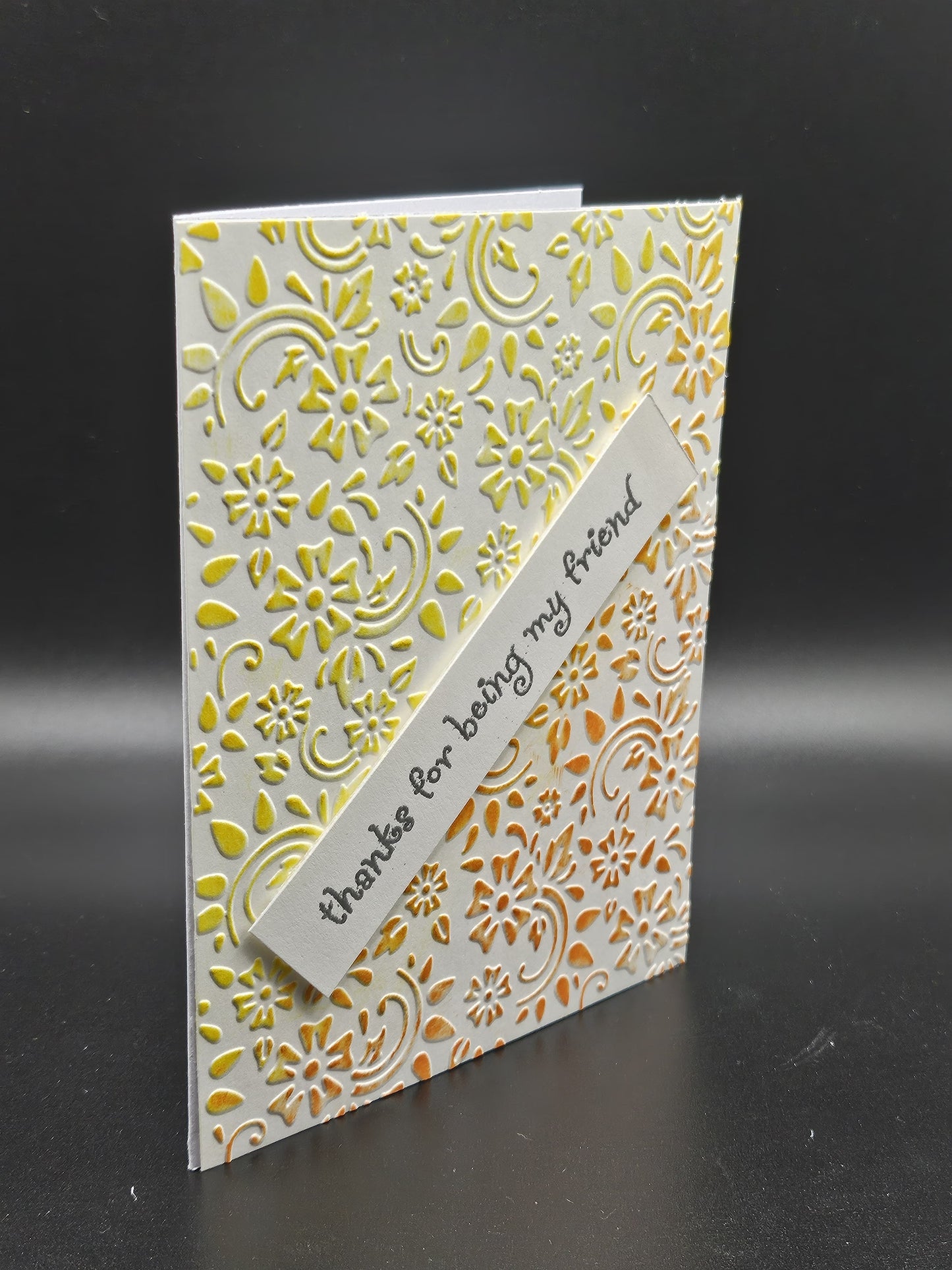 Handmade Sunshine & Smiles Friendship Card