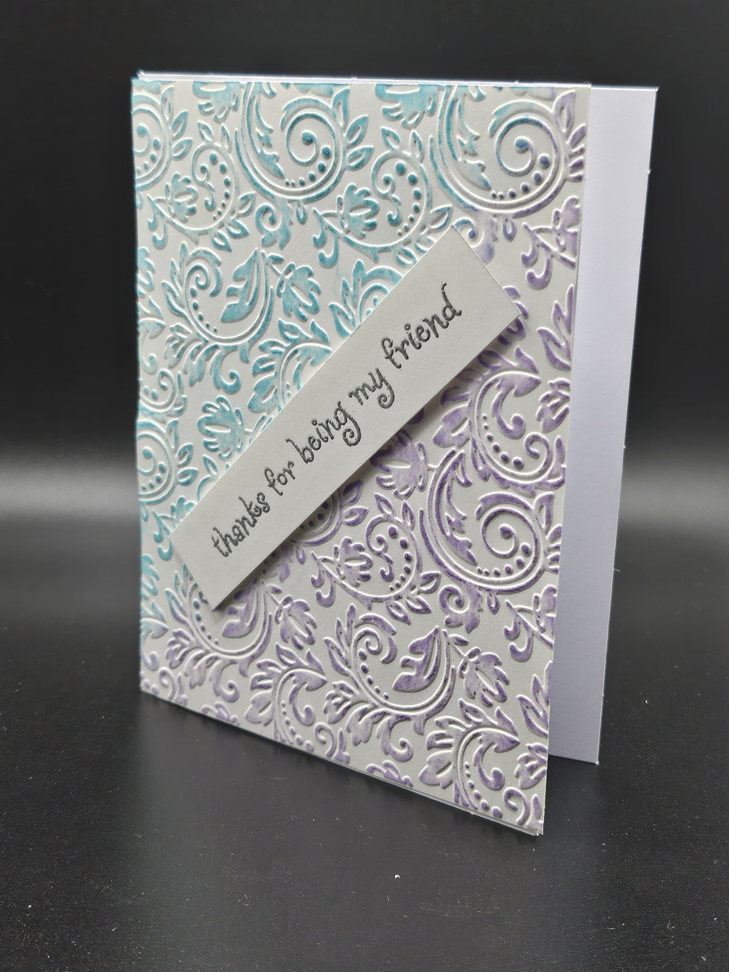 Handmade Stardust Friendship Card