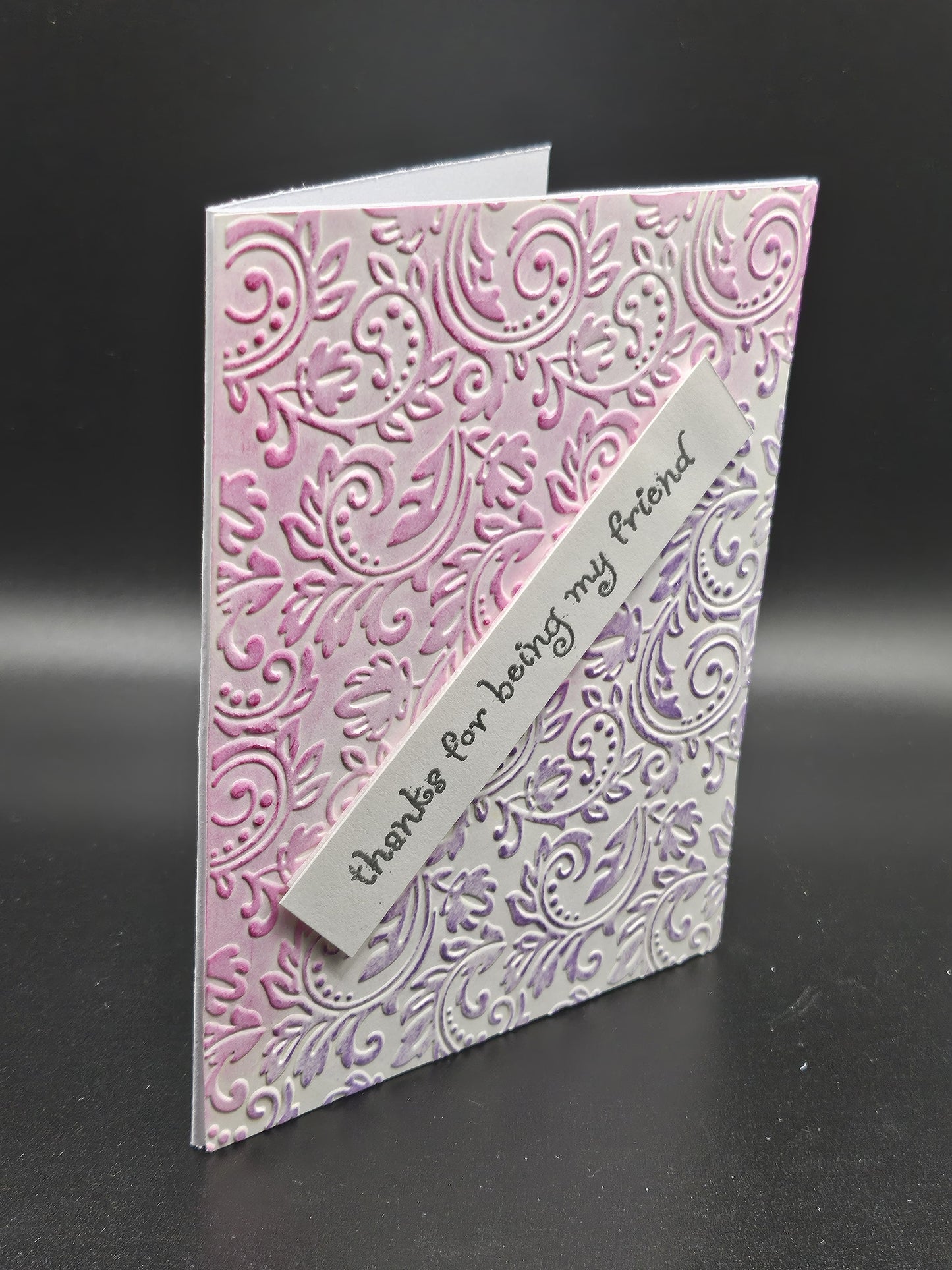 Handmade Berry Besties Friendship Card