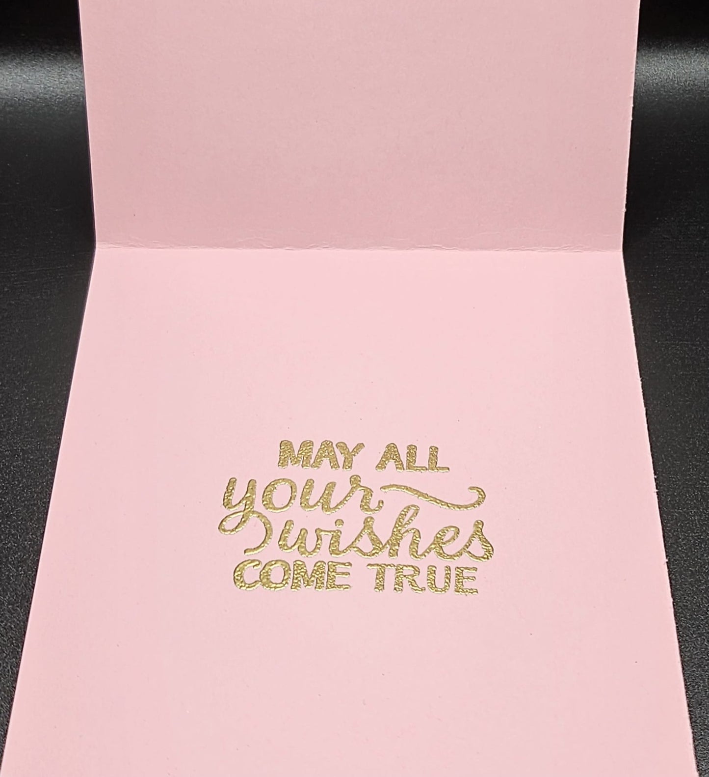 Handmade Pink Heart Birthday Card