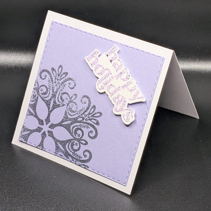 Snowflake Holidays Mini-card