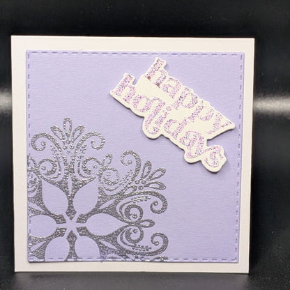 Snowflake Holidays Mini-card