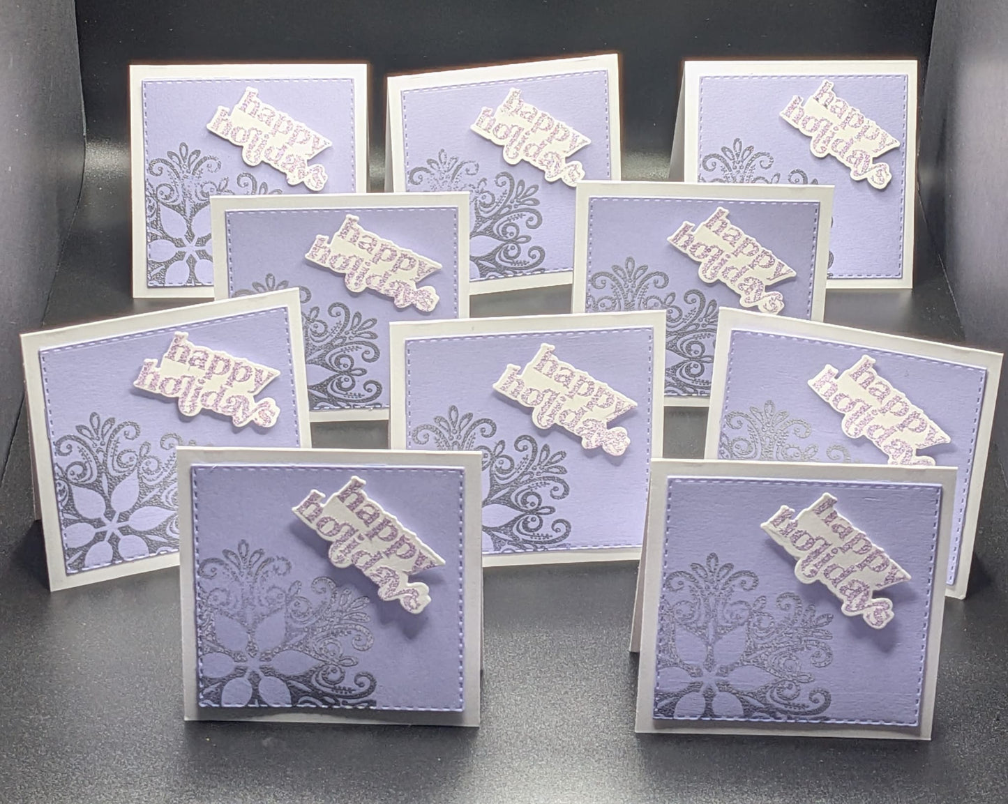 Snowflake Holidays Mini-card