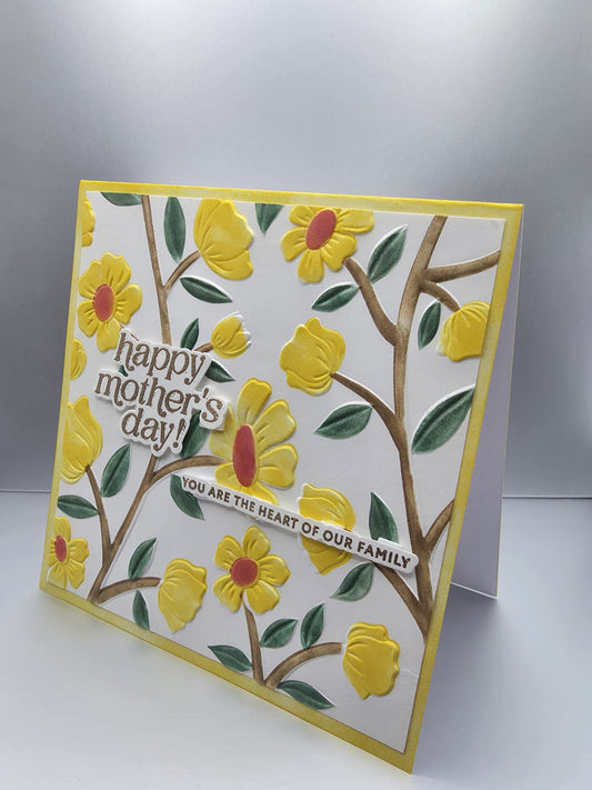 Handmade Sunny Bloom Mother's Day Card