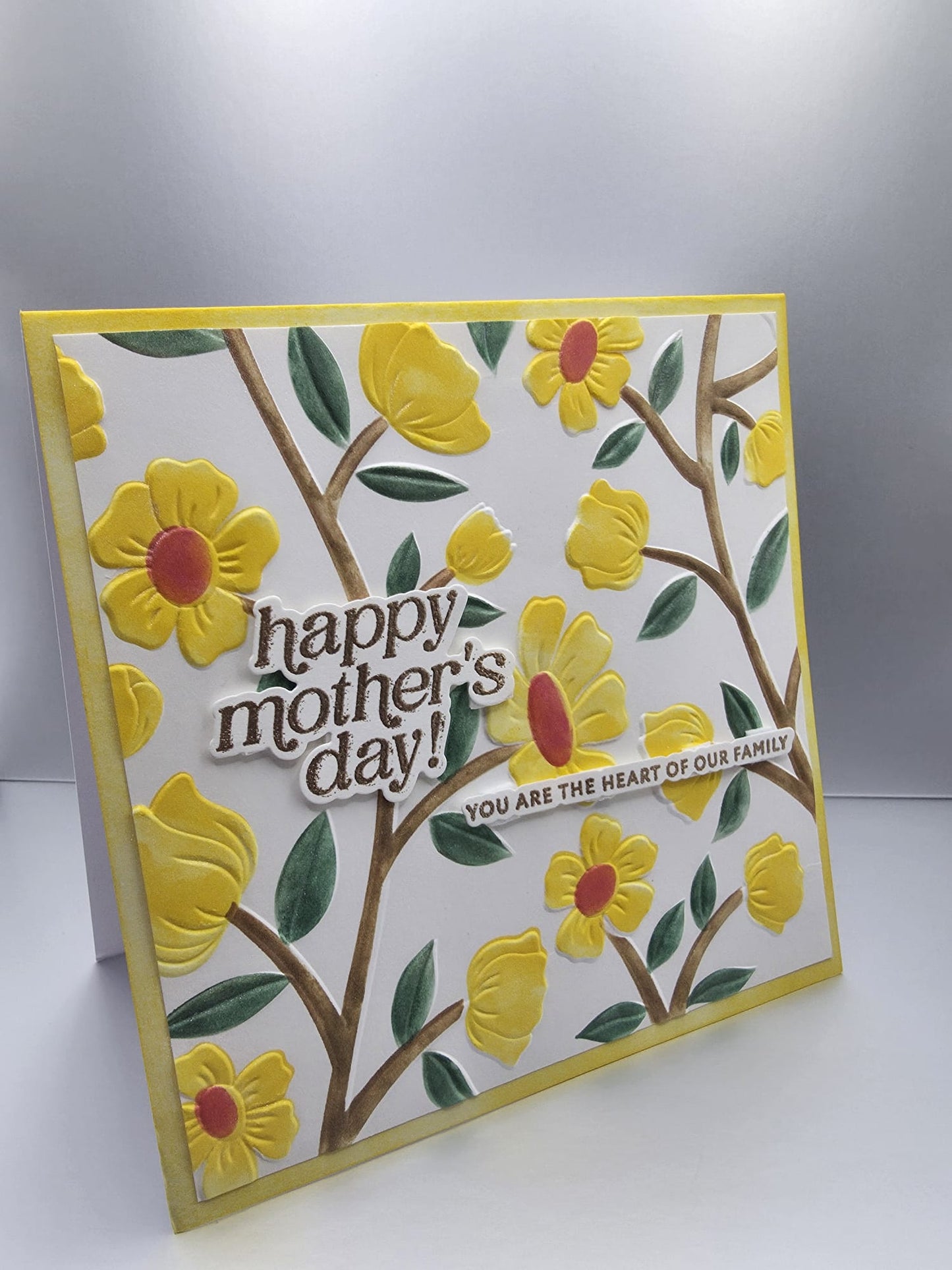 Handmade Sunny Bloom Mother's Day Card