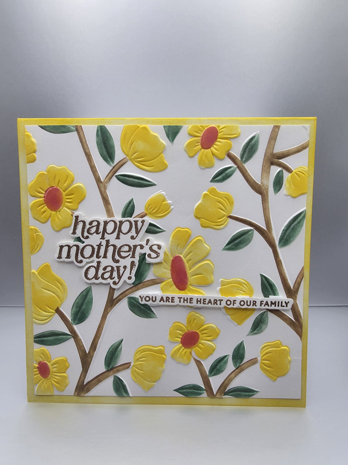 Handmade Sunny Bloom Mother's Day Card
