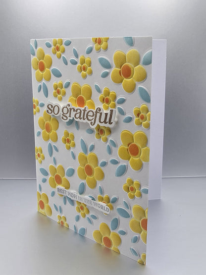 Handmade Golden Moments Mother's Day Card
