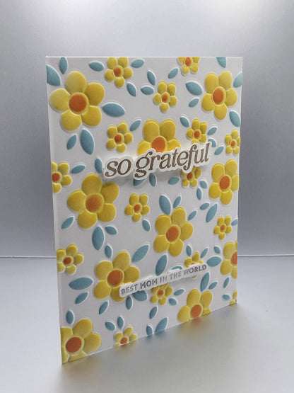 Handmade Golden Moments Mother's Day Card