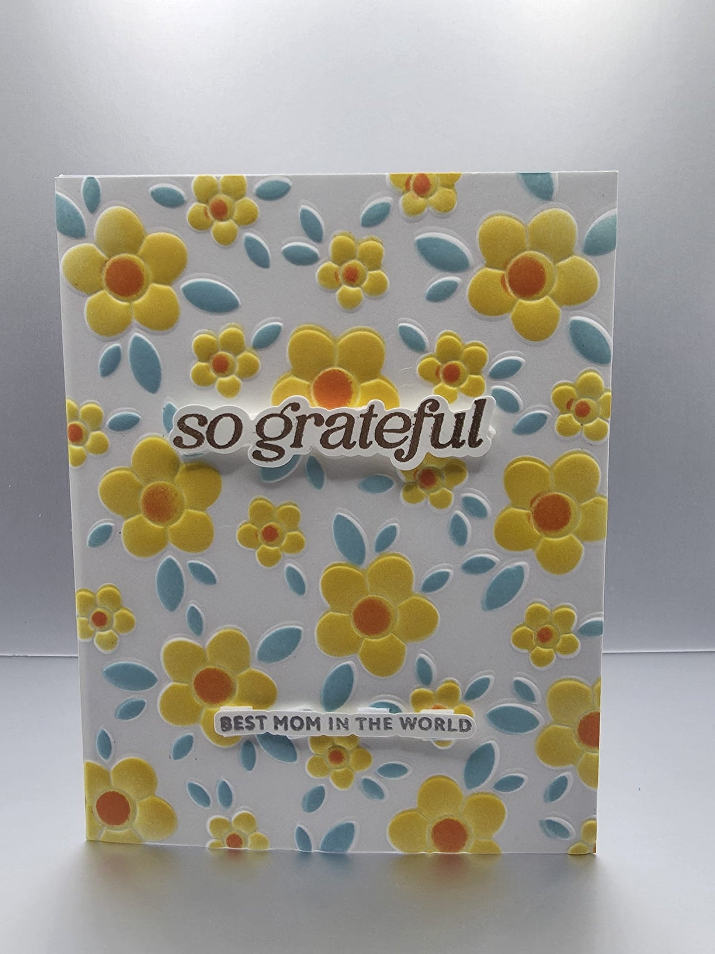 Handmade Golden Moments Mother's Day Card