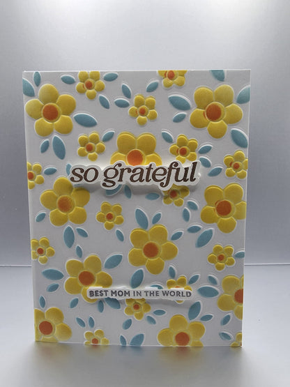 Handmade Golden Moments Mother's Day Card