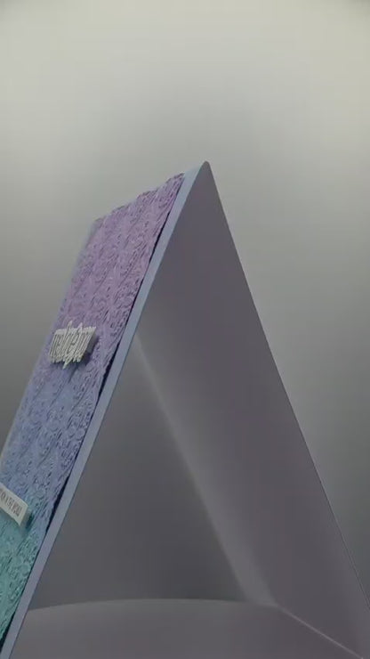Handmade Lavender Twilight Mother's Day Card