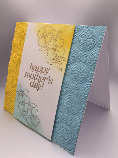Handmade Sun & Sea Mother's Day Card