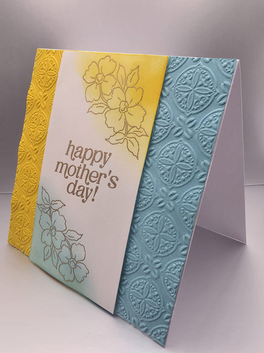Handmade Sun & Sea Mother's Day Card