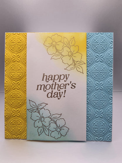 Handmade Sun & Sea Mother's Day Card